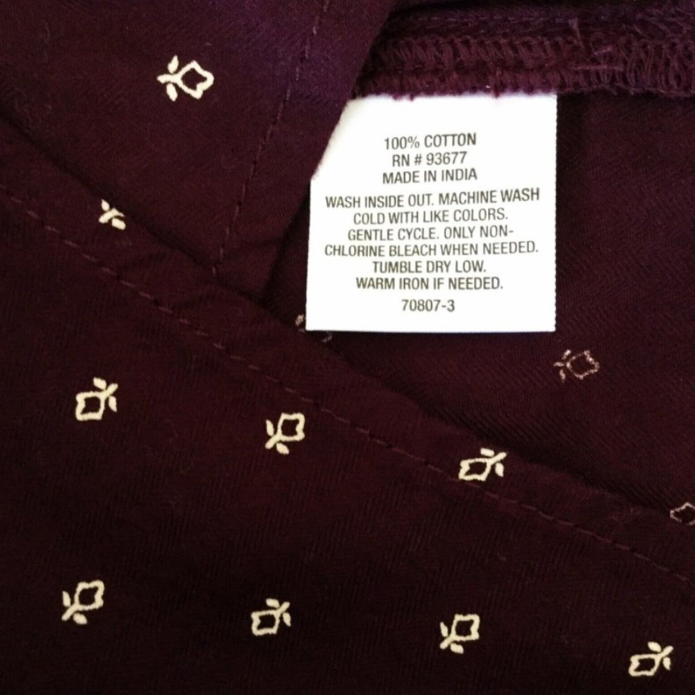 ⛔️SOLD OUT⛔️ SJB Burgundy Boho Button-Down Shirt - Picture 11 of 15